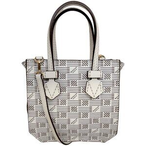 Moreau White Mini Bregancon Zipped Tote Bag